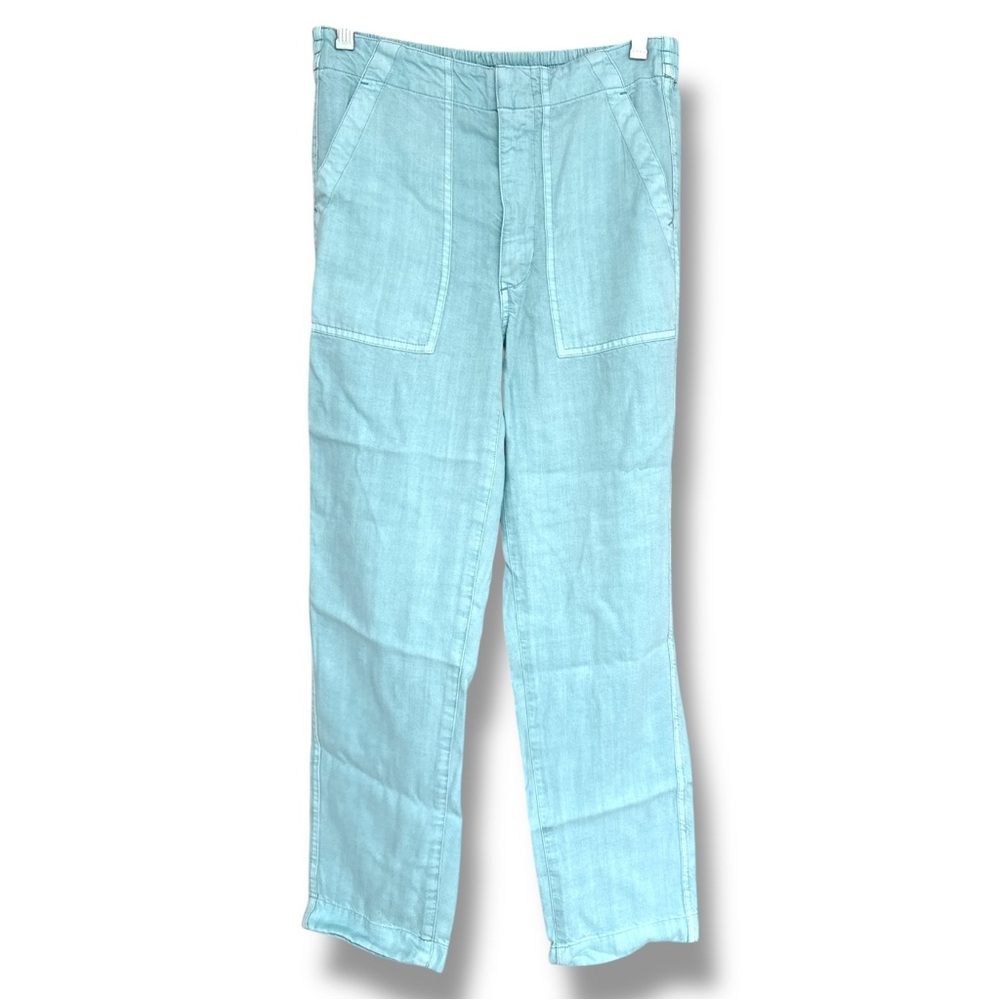 NWT J. Crew Aqua/Mint Green Seaside Beach Pants Size 2